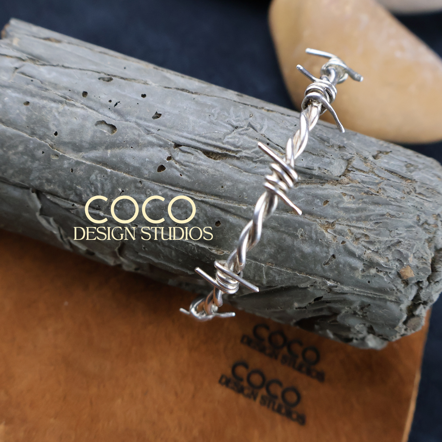 Sterling SIlver Barbed Wire Cuff