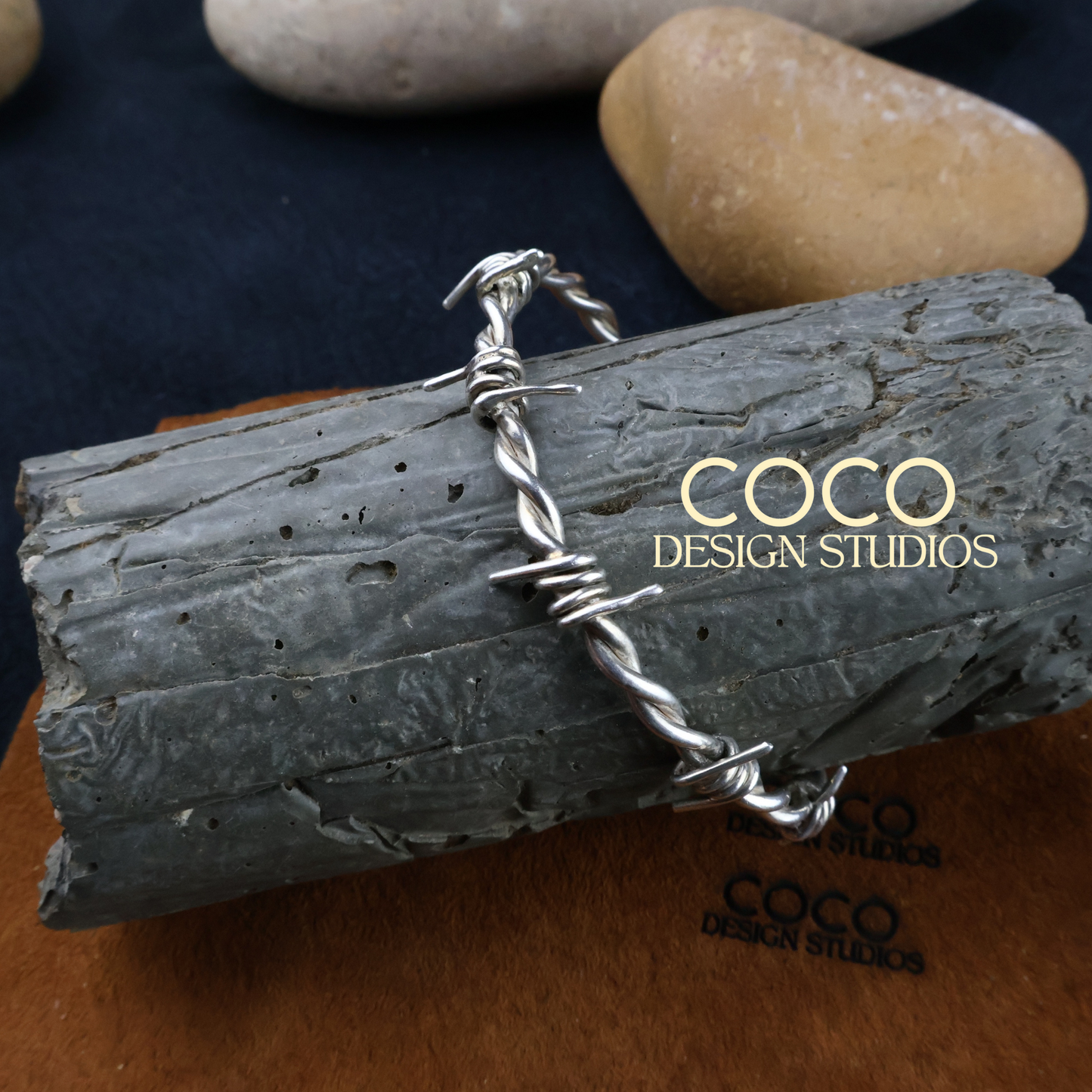 Sterling SIlver Barbed Wire Cuff