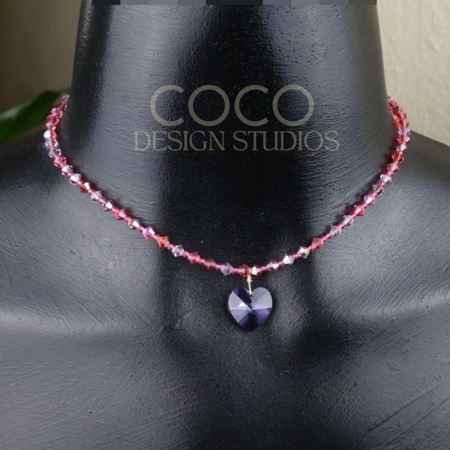 Pink and Rubies Necklace