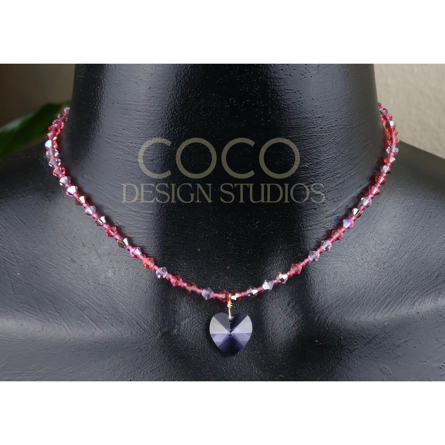 Pink and Rubies Necklace