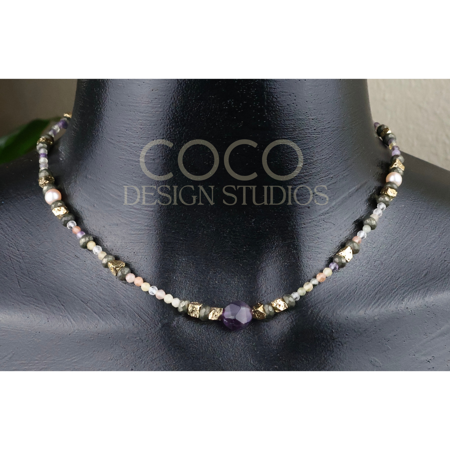 Amethyst and Moonstone Necklace