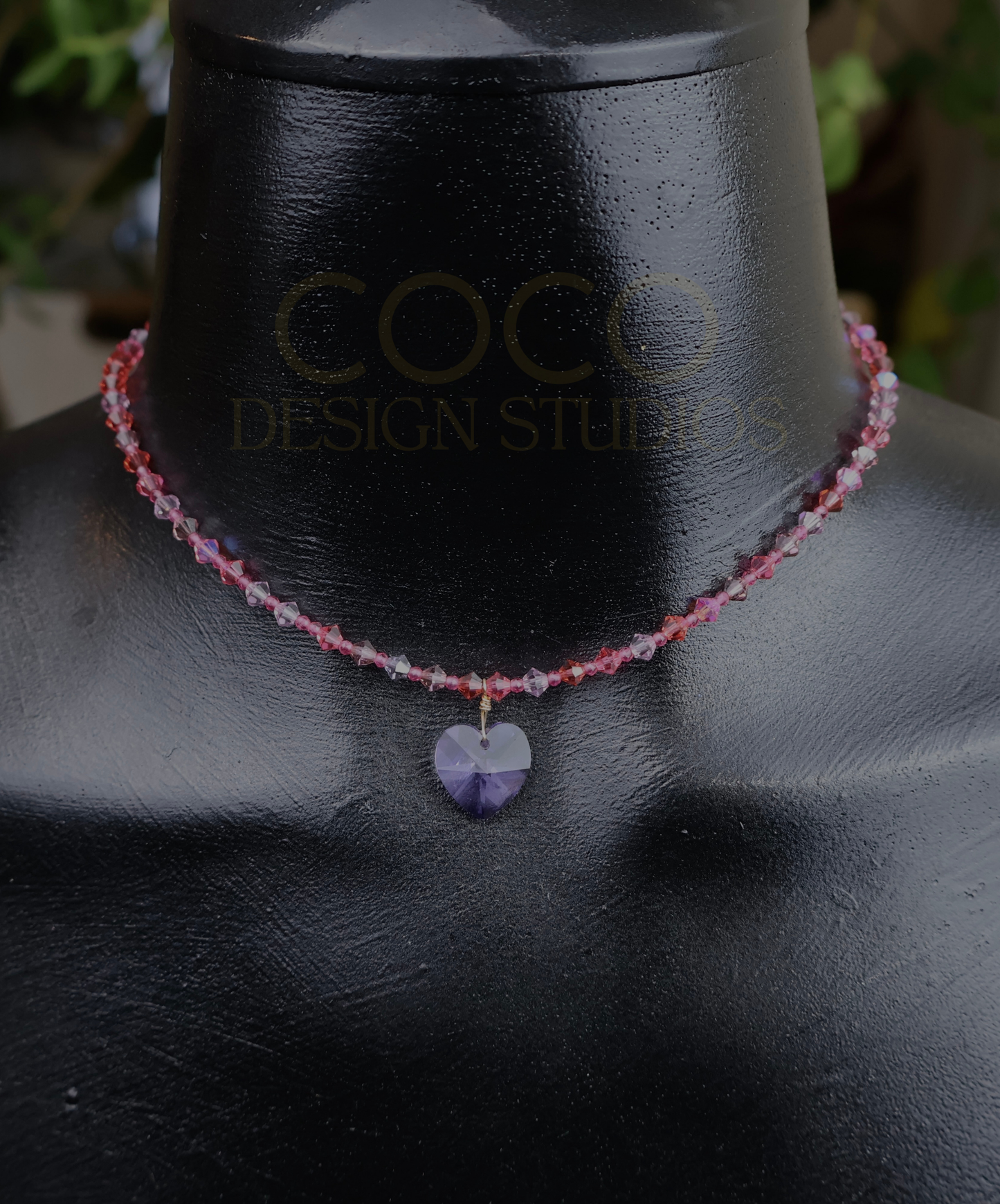 Pink and Rubies Necklace